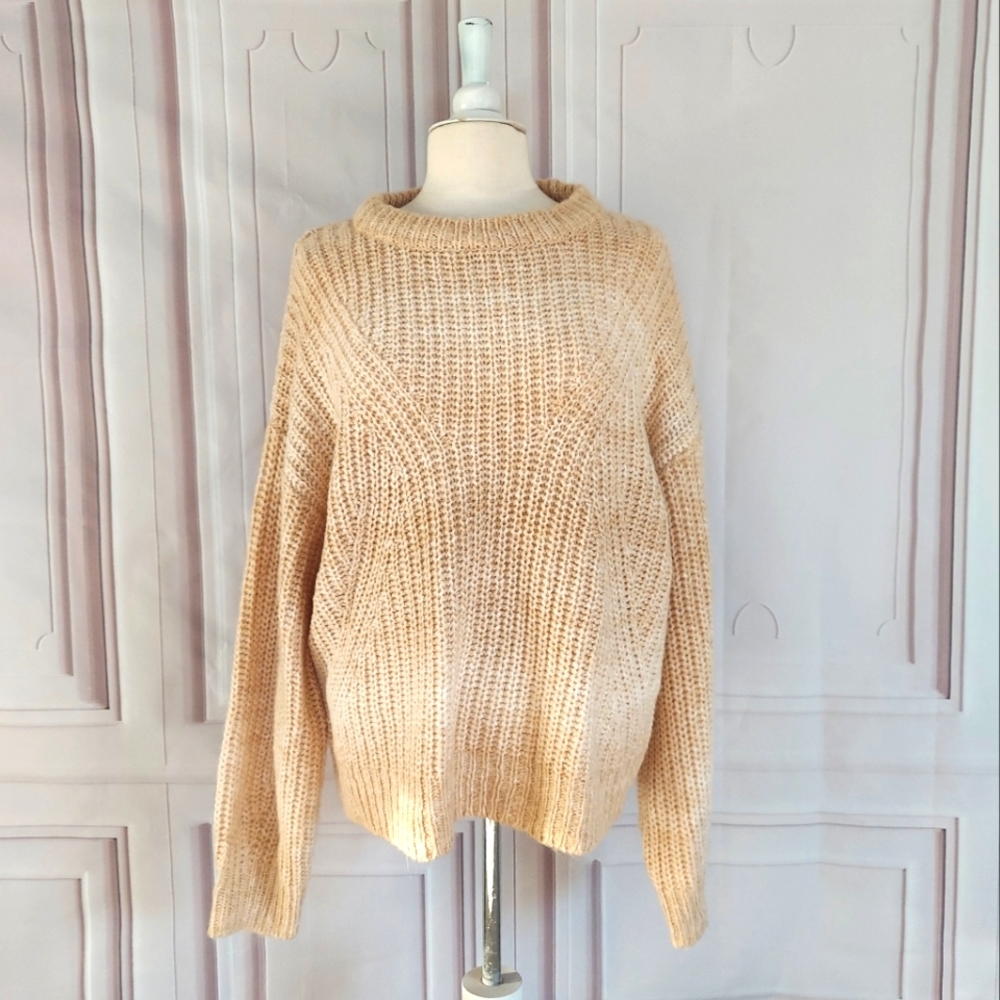 NWT A New Day Women's Cream Sweater Long Sleeve